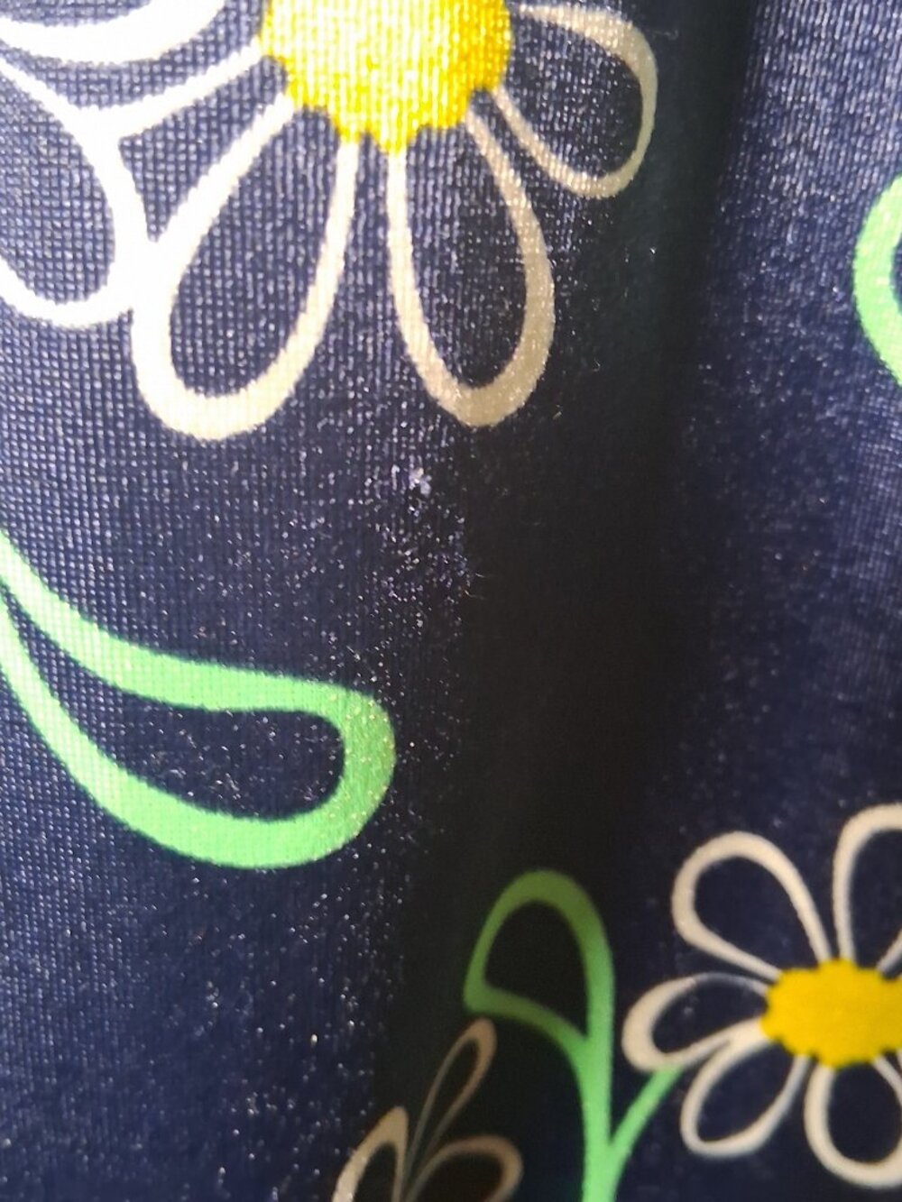 Vintage Jantzen Bathing Suit Swim Dress 16 Blue Daisy Flowers 1660s 1970s USA - Picture 8 of 16